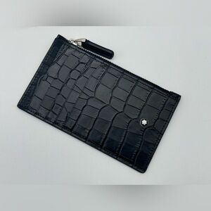 MONTBLANC SELECTION BLACK 5CC CARD HOLDER WALLET POUCH NEW 100% GENUINE RP $395